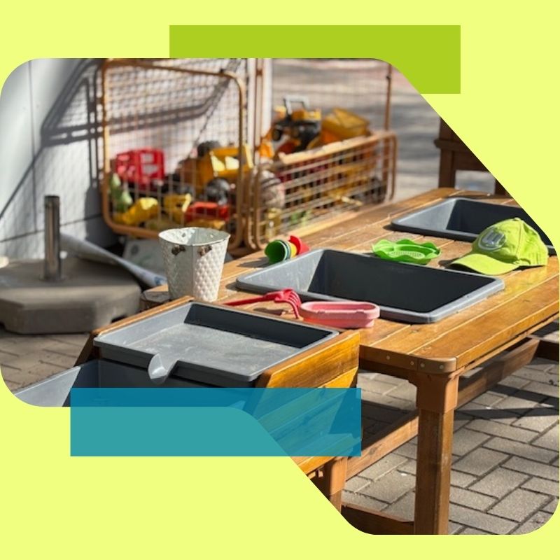 Detailaufnahme einer Matschstraße